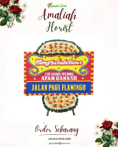 Bunga Papan Congratulation di Rawa Barat